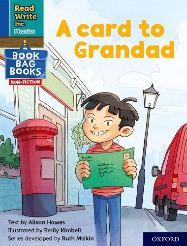 Бумажная книга «Read Write Inc. Phonics: A card to Grandad (Blue Set 6 NF Book Bag Book 1)», автор Элисон Хоуз - фото №1