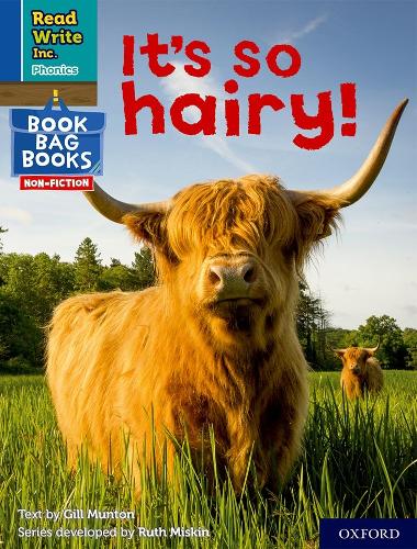 Паперова книга «Read Write Inc. Phonics: It's so hairy! (Blue Set 6 NF Book Bag Book 3)», автор Джилл Мантон - фото №1