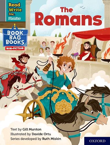 Бумажная книга «Read Write Inc. Phonics: The Romans (Grey Set 7 NF Book Bag Book 2)», автор Джилл Мантон - фото №1