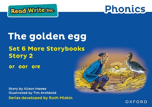 Бумажная книга «Read Write Inc. Phonics: The golden egg (Blue Set 6A Storybook 2)», автор Элисон Хоуз - фото №1