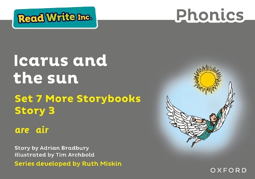 Бумажная книга «Read Write Inc. Phonics: Icarus and the sun (Grey Set 7A Storybook 3)», автор Адриан Бредбери - фото №1
