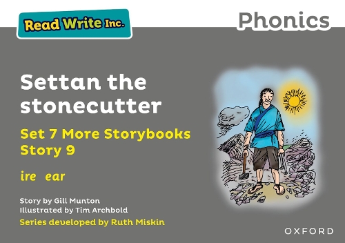 Бумажная книга «Read Write Inc. Phonics: Settan the stonecutter (Grey Set 7A Storybook 9)», автор Джилл Мантон - фото №1