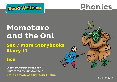 Бумажная книга «Read Write Inc. Phonics: Momotaro and the Oni (Grey Set 7A Storybook 11)», автор Адриан Бредбери - фото №1