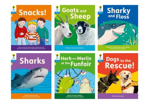 [object Object] «Oxford Reading Tree: Floppy's Phonics Decoding Practice: Oxford Level 3: Mixed Pack of 6», авторів Еббі Раштон, Джен Бьорчет, Джиллі Хант, Пол Шиптон, Рейчел Расс, Сара Воґлер - фото №1
