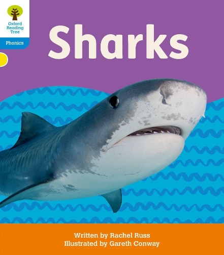 Бумажная книга «Oxford Reading Tree: Floppy's Phonics Decoding Practice: Oxford Level 3: Sharks», автор Рэйчел Расс - фото №1