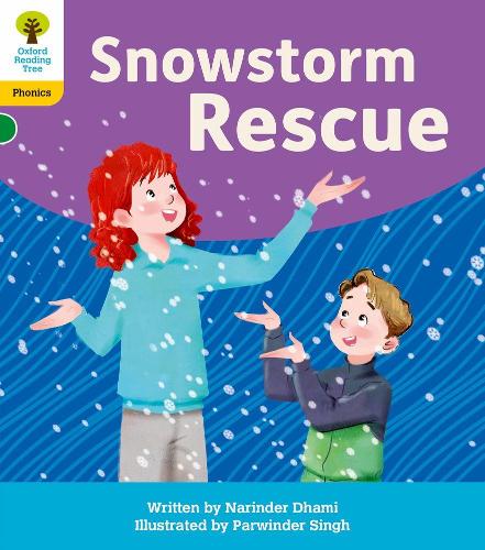 Паперова книга «Oxford Reading Tree: Floppy's Phonics Decoding Practice: Oxford Level 5: Snowstorm Rescue», автор Наріндер Дхамі - фото №1