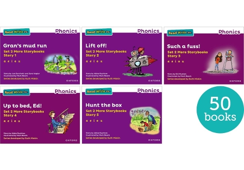 Бумажная книга «Read Write Inc. Phonics: Purple Set 2 More Storybooks (Pack of 50)», авторов Эбби Раштон, Джилл Мантон, Джен Берчет, Сара Воглер - фото №1