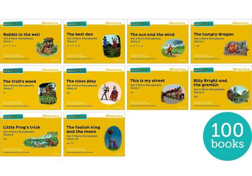 Бумажная книга «Read Write Inc. Phonics: Yellow Set 5 More Storybooks (Pack of 100)», авторов Адриан Бредбери, Кэтрин Бейкер, Хелен Дайнен - фото №1