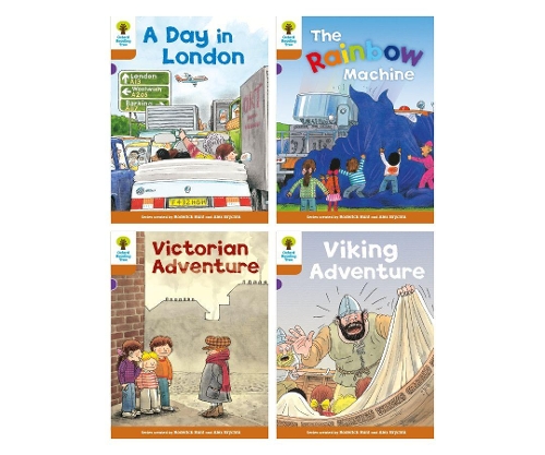 [object Object] «Oxford Reading Tree: Biff, Chip and Kipper Stories: Oxford Level 8: Mixed Pack of 4», автор Родерік Хант - фото №1