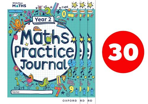 Паперова книга «White Rose Maths Practice Journals Year 2 Workbooks: Pack of 30», автор Мері-Кейт Конноллі - фото №1