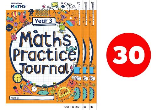 Паперова книга «White Rose Maths Practice Journals Year 3 Workbooks: Pack of 30», автор Керолайн Гамільтон - фото №1