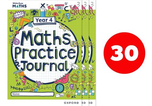 Паперова книга «White Rose Maths Practice Journals Year 4 Workbooks: Pack of 30», автор Мері-Кейт Конноллі - фото №1