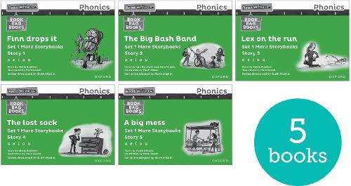 Паперова книга «Read Write Inc. Phonics: Green Set 1 More Black & White Storybooks (Pack of 5)», авторів Еббі Раштон, Хелен Дайнен, Джен Бьорчет, Сара Воґлер - фото №1