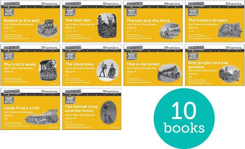 Бумажная книга «Read Write Inc. Phonics: Yellow Set 5 More Black & White Storybooks (Pack of 10)», авторов Адриан Бредбери, Кэтрин Бейкер, Хелен Дайнен - фото №1