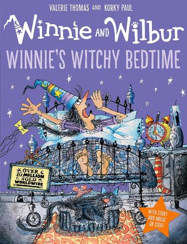 Паперова книга «Winnie & Wilbur: Winnie's Witchy Bedtime PB & Audio», автор Валері Томас - фото №1