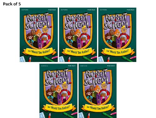 Бумажная книга «Read Write Inc. Fresh Start Readers: Book 8: Robot School & Would You Rather? - Pack of 5», авторов Адриан Бредбери, Лу Куенцлер - фото №1