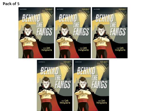 Бумажная книга «Read Write Inc. Fresh Start Readers: Book 15: Behind the Fangs & Cat Burglars - Pack of 5», автор Лу Куенцлер - фото №1