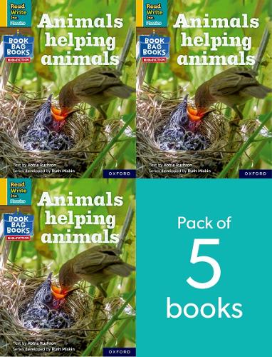 Бумажная книга «Read Write Inc. Phonics: Yellow Set 5: NF Book Bag Book 1 Animals helping animals», автор Эбби Раштон - фото №1