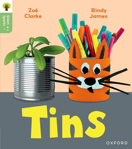 Бумажная книга «Oxford Reading Tree Green Sparks: Level 1: Tins», автор Зои Кларк - фото №1