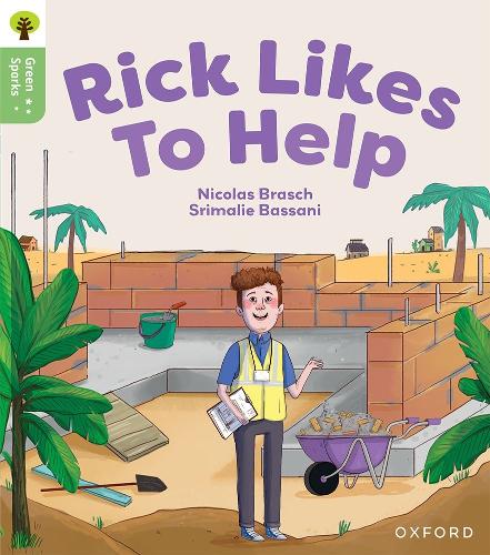 Паперова книга «Oxford Reading Tree Green Sparks: Level 5: Rick Likes to Help», автор Ніколя Браш - фото №1
