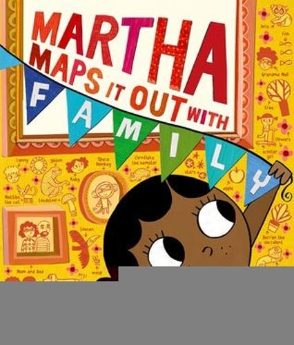 Паперова книга «Martha Maps It Out With Family», автор Лі Ходжкінсон - фото №1