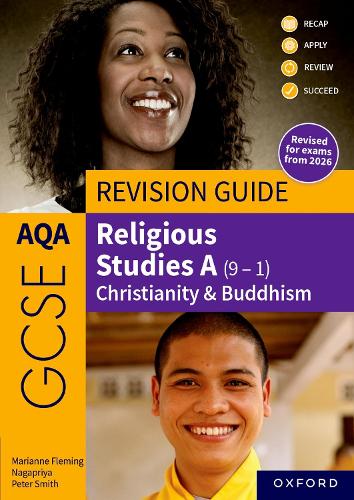 Паперова книга «AQA GCSE Religious Studies A (9-1): Christianity & Buddhism Revision Guide: Revised Edition», авторів Маріанна Флемінг, Пітер Сміт - фото №1