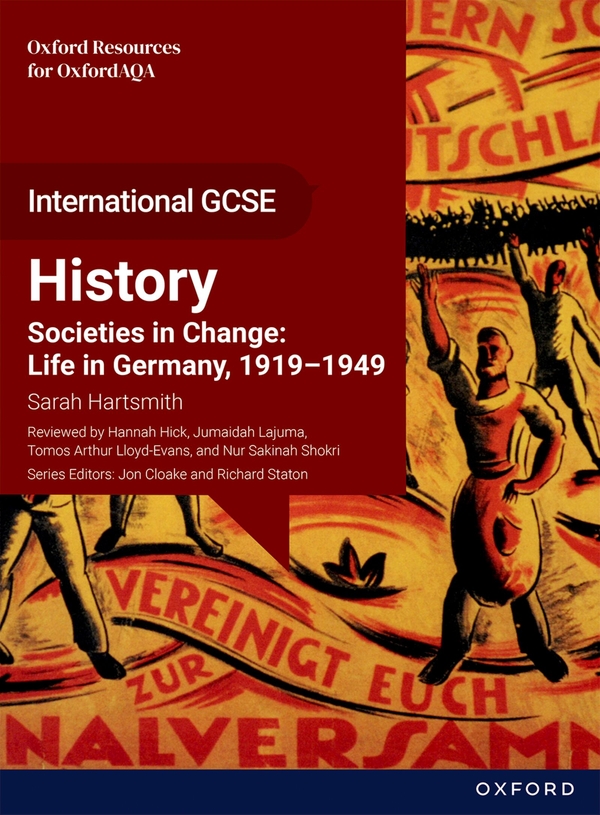 Бумажная книга «OxfordAQA International GCSE History (9245): Societies in Change: Life in Germany, 1919-1949 Student Book», автор Сара Хартсмит - фото №1