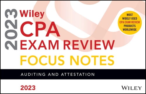 Бумажная книга «Wiley's CPA Jan 2023 Focus Notes: Auditing and Attestation», автор Вайли - фото №1