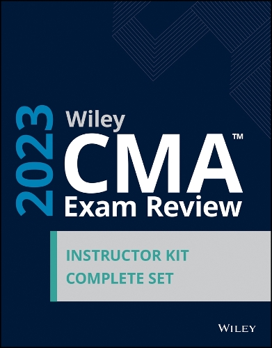 Паперова книга «Wiley CMA Exam Review 2023 Instructor Kit: Complete Set», автор Вайлі - фото №1