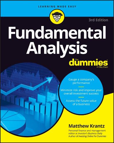 Паперова книга «Fundamental Analysis For Dummies», автор Метью Кранц - фото №1