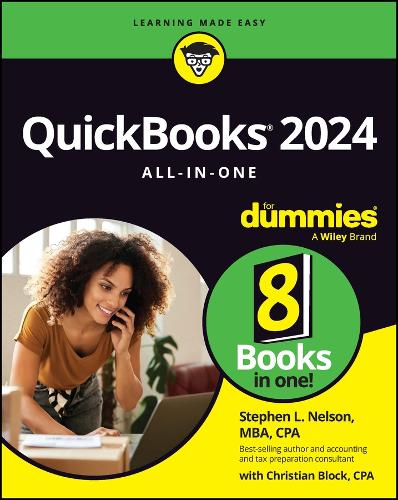 Паперова книга «QuickBooks 2024 All-in-One For Dummies», автор Стівен Л. Нельсон - фото №1