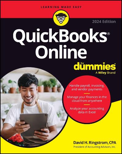 Бумажная книга «QuickBooks Online For Dummies», автор Дэвид Х. Рингстром - фото №1