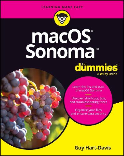 [object Object] «macOS Sonoma For Dummies», автор Гай Харт-Девіс - фото №1