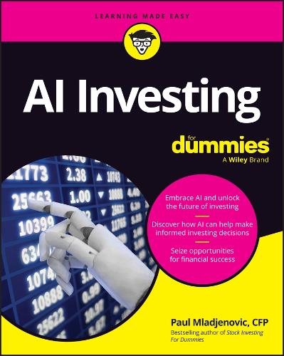 Паперова книга «AI Investing For Dummies», автор Пол Младенович - фото №1