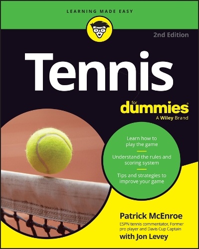 Паперова книга «Tennis For Dummies», автор Джон Левей - фото №1