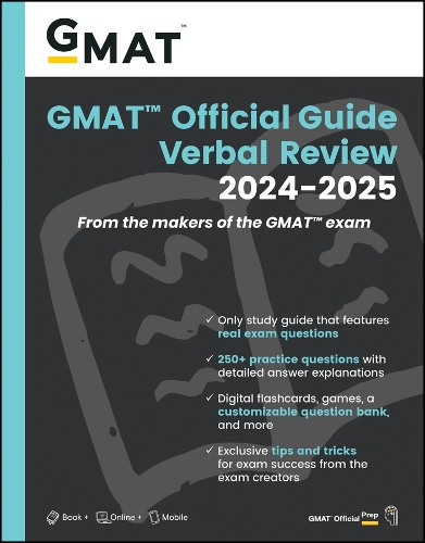 Паперова книга «GMAT Official Guide Verbal Review 2024-2025: Book + Online Question Bank», автор GMAC (Рада з прийому у вищі навчальні заклади) - фото №1