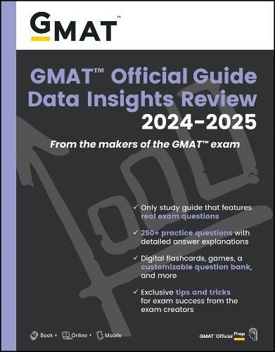 Бумажная книга «GMAT Official Guide Data Insights Review 2024-2025: Book + Online Question Bank», автор GMAC (Совет по приему в высшие учебные заведения) - фото №1