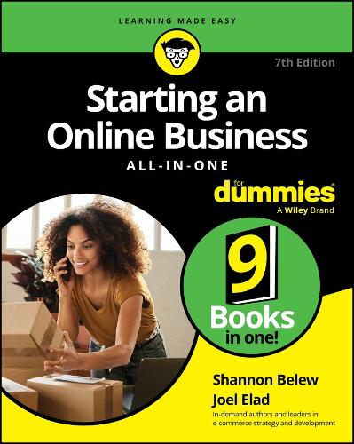 Паперова книга «Starting an Online Business All-in-One For Dummies», авторів Джоел Елад, Шеннон Белью - фото №1