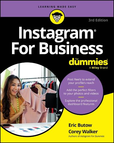 Паперова книга «Instagram For Business For Dummies», авторів Корі Вокер, Ерік Бутов - фото №1