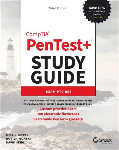 Бумажная книга «CompTIA PenTest+ Study Guide: Exam PT0-003», авторов Дэвид Зайдль, Майк Чаппелл, Роберт Шимонски - фото №1