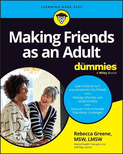 Паперова книга «Making Friends as an Adult For Dummies», автор Ребекка Грін - фото №1