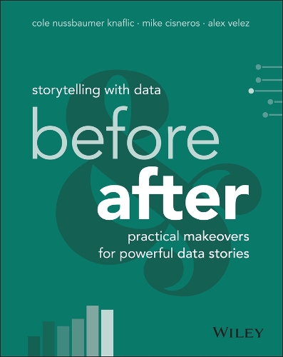Паперова книга «Storytelling with Data: Before and After - Practical Makeovers for Powerful Data Stories», авторів Алекс Велез, Коул Нуссбаумер Нафлік, Майк Сіснерос - фото №1