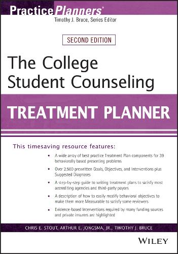 Бумажная книга «The College Student Counseling Treatment Planner», авторов Артур Э. Джонгсма, мл., Крис Э. Стаут, Тимоти Дж. Брюс - фото №1