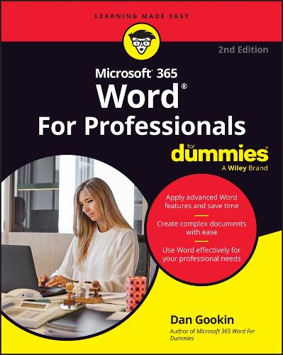 [object Object] «Microsoft 365 Word For Professionals For Dummies», автор Ден Гукін - фото №1