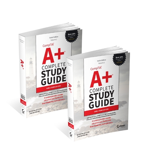 Бумажная книга «CompTIA A+ Complete Study Guide, 2-Volume Set: Volume 1 Core 1 Exam 220-1201 and Volume 2 Core 2 Exam 220-1202», авторов Джон Бухагиар, Квентин Доктер - фото №1
