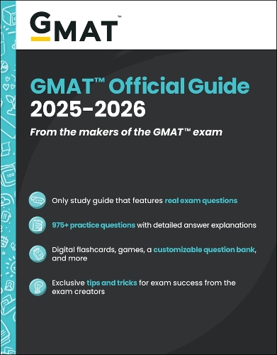 Паперова книга «GMAT Official Guide 2025 - 2026: Book + Online Question Bank», автор GMAC (Рада з прийому у вищі навчальні заклади) - фото №1