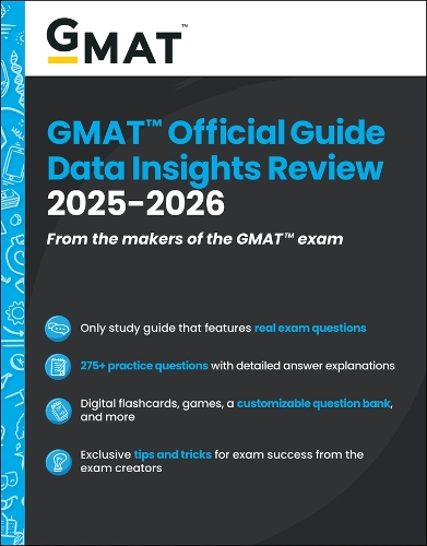 Бумажная книга «GMAT Official Guide Data Insights Review 2025-2026: Book + Online Question Bank», автор GMAC (Совет по приему в высшие учебные заведения) - фото №1