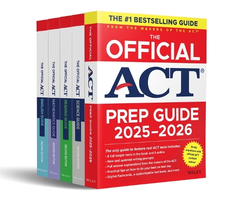 Бумажная книга «The Official ACT Prep & Subject Guides 2025-2026 Complete Set», автор АСТ - фото №1