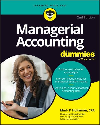 Паперова книга «Managerial Accounting For Dummies», автор Марк П. Гольцман - фото №1