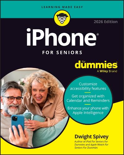 Паперова книга «iPhone For Seniors For Dummies, 2026 Edition», автор Дуайт Спайві - фото №1